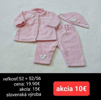 Fleesove sety biela, modrá a ruzova - 2
