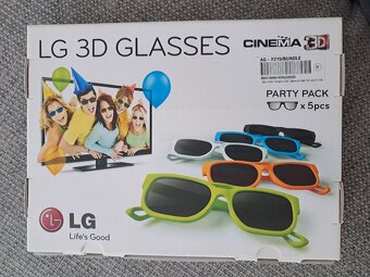 3D okuliare LG a3F glasses 5 ks NOVE - 2