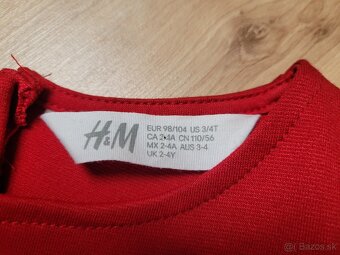 Nádherné vianočné šaty s bohatou sukňou H&M - 2