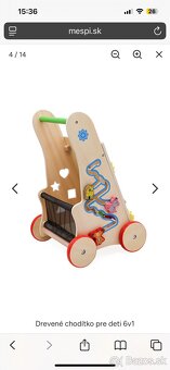 Montessori drevené choditko - 2