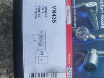 Bezpečnostné skrutky Borbet - 2