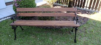 Záhradná lavička - 2