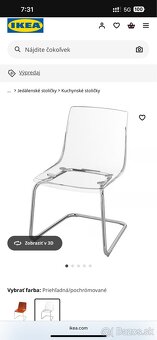 Kuchynské stoličky Ikea 4 ks - 2