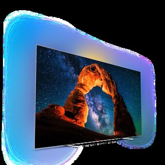 Smart OLED 55" TV Phillips 4K s Ambilight a vstavaným subwo - 2
