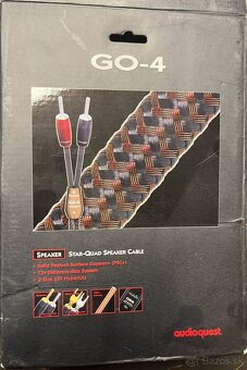 AudioQuest GO-4 (4 m, ukončený banánikmi) - 2