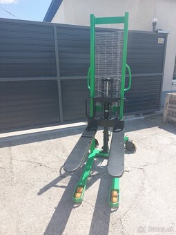 Ručne vedený paletový vysokozdvižný vozík 1500kg 1600mm - 2