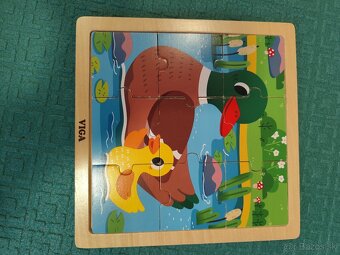 Drevené puzzle viga+ine - 2