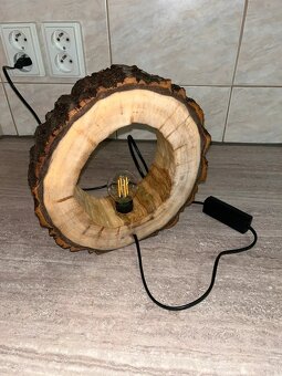 Drevená lampa - 2