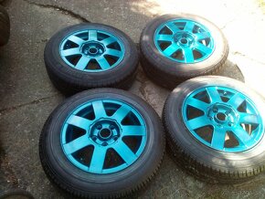 Sada kolies- alu disky 5x112 R15, 205/60 R15 - 2