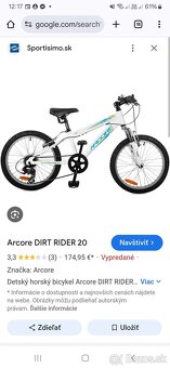 Detský bicykel Arcore dirt rider 20 - 2