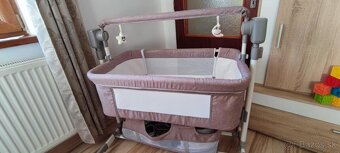 Elektronická cestovná  postieľka pre bábätko - 2