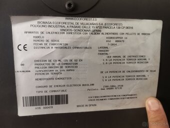 Kotol na pelety, Pec na pelety - 2