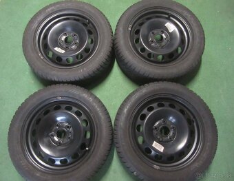 Kolesá zimné volkswagen GOLF rozteč 5x112 205/55 R16 dunlop - 2