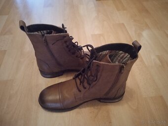 Pánska kožená obuv V40 JOHN DEVIN- NOVÁ - 2