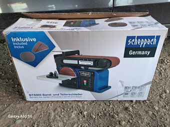 Pásová  brúska Scheppach BTS900 - 2