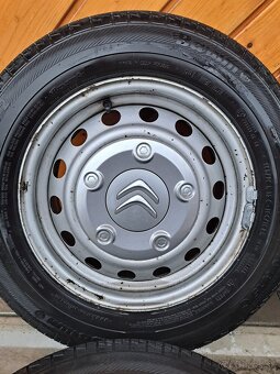Dodavkové "plechače" 5x108 R15 + Letné pneu 195/70 R15C - 2