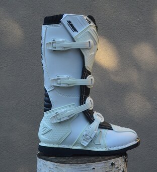 SHOT boty čižmy biele X10 - 2