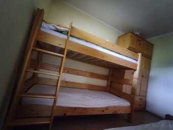 Drevená poschodová posteľ - 2