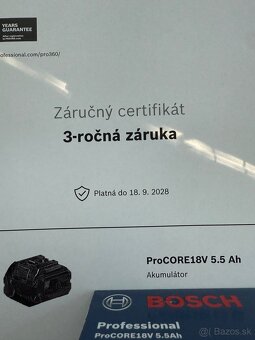 Akumulator BOSCH ProCORE 18V 5.5Ah 1600A02149 - 2