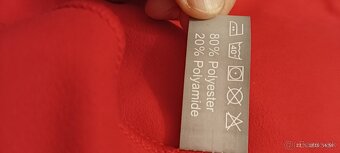 Obrus červený 138 x 70 cm - 2