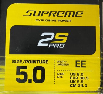 Korčule BAUER Supreme 2S PRO 5EE EU38,5 - 2