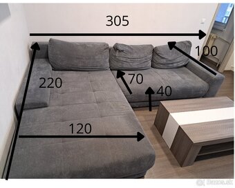 Veľká rohová sedačka - 2