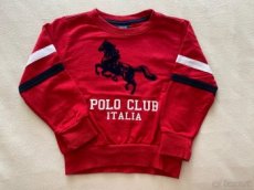 Červená mikina Polo Club - 2