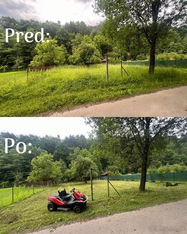 Kosenie trávy, kosenie záhrad, mulčovanie pozemkov... - 2