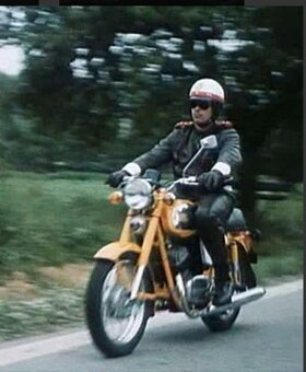 Kožená retro kombinéza Verejná bezpečnosť - 2