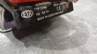 Stará žehlička ETA - 2