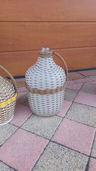 Demižony opletené - 2