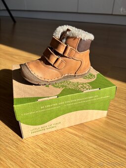 Froddo zimné detské topánky Paix up winter - Dark Brown - 2