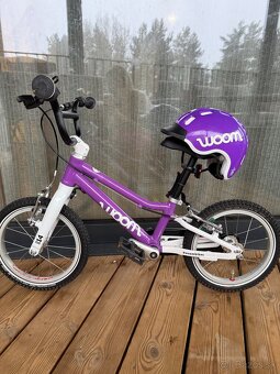 Woom 2 Fialový 14 + Prilba Woom S - 2