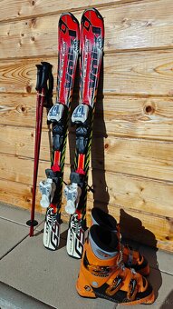 LYŽE VOLKL RACETIGER GS 100CM + ROSSIGNOL COMP J 22CM - 2