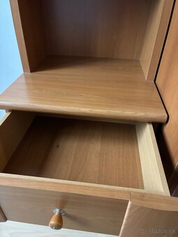 Predám knižnicu so šuflíkmi Alples - 2