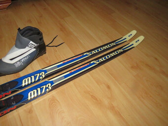 Predam bezkovy set,Salomon,173 cm,SNS,c.38,supiny - 2