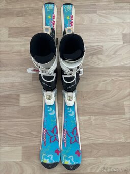 Detské lyže 90cm plus lyziarky - 2