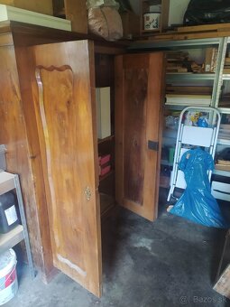Stará skriňa - Bidermeier - 2