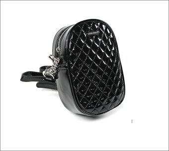 Lakovaná crossbody kabelka - 2