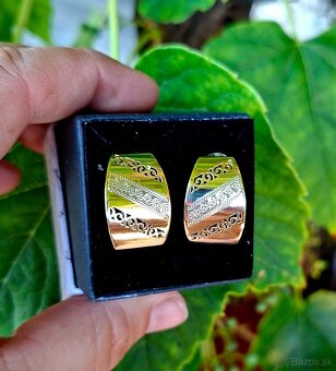 Zlate náušnice výnimočné 585 - 2