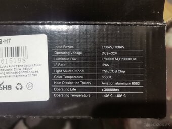 Led žiarovka H7 - 2
