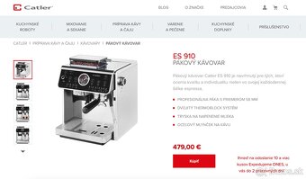 Pákový kávovar Catler ES 910 - 2