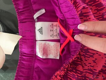 NOVÉ ADIDAS originál fuksia damske kratasy S/M - 2