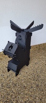 Raketova pec,záhradný gril,rocket stove. - 2
