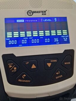 Predám ergometer Master R50 - výborný stav + snímač kadencie - 2