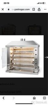 GRIL na kurčatá 42 ks,4 horáky,funkčný - 2