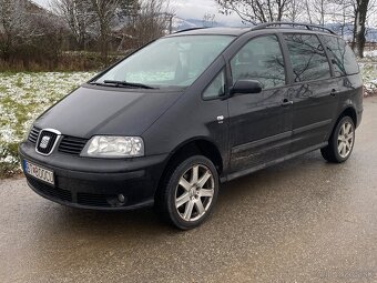 Seat alhambra 2008 1.9tdi 85kw zachovalá bez hrdze čierna - 2