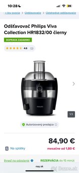 Odšťavovač PHILIPS + nádoba - 2
