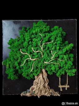 Machový obraz v rôznych rozmeroch - 2