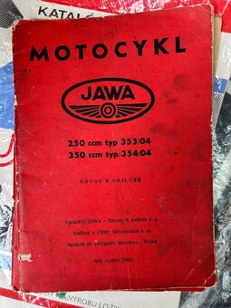 Jawa knižka údržby a montáže - 2